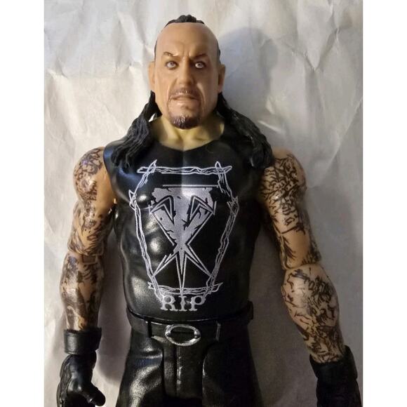 2011 Undertaker Wrekkin Slamcycle Action Figure Mattel WWF WWE WCW ECW AEW - Picture 4 of 4